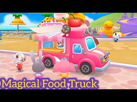 BabyBus Magic Food Truck Game Play | Kids Cooking & House Game