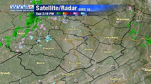 Radar shows rain showers turning to snow as they head up-slope from the lower elevations near Charleston to our forecast area. The clouds streaming up from the south indicate winds aloft, but surface flow directing the rain/snow is from the northwest, indicating cold air is entering the area. Snow showers could pick up in intensity a bit over the next several hours. www.wvva.com/weather | WVVA Weather | Facebook