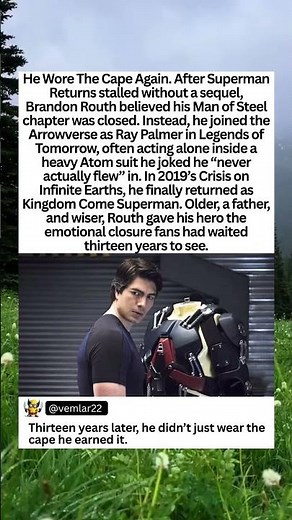 How Brandon Routh Completed His Superman Journey