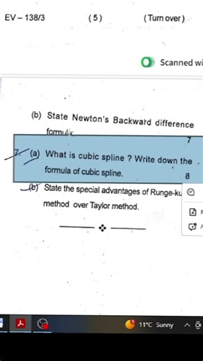 numerical methods #sem6 #exam #shorts #shortsfeed