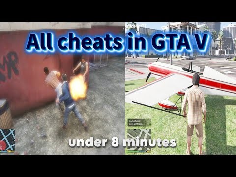 All 25 Best Cheat Codes in GTA 5 | Compilation + Walkthrough(PC+Android) (updated 2025)