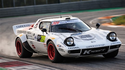 What happens when the Stratos HF V6 hits 8500 RPM?