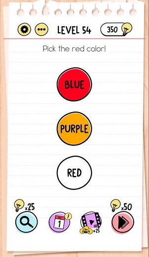 Brain Test Level 54 - How to Pass Level 54? 🧠 Tricky Puzzles Complete Walkthrough & Solution! 🎯