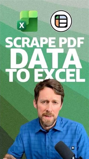 Scrape Data from PDF to Excel