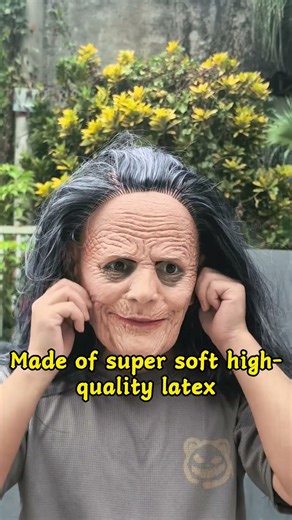 Instantly Become a "Kind" Grandma? Realistic Old Woman Latex Mask Unboxing #funny