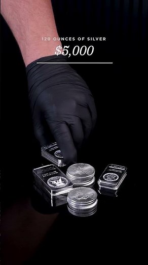 $5000+ stack of silver!