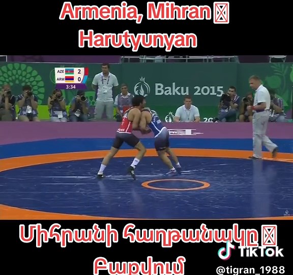 Armenia vs Azerbaijan Wrestling Semi Final Highlights