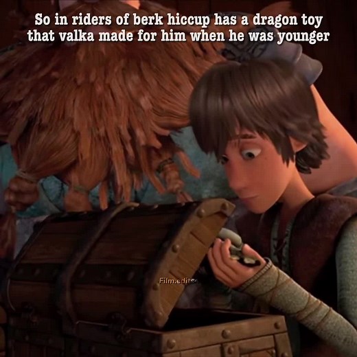 Toy Valka Gives Hiccup a Cute Little Detail | How to Train Your Dragon
