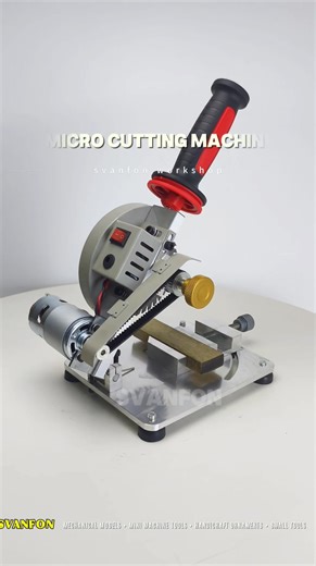 Micro cutting machine – Cuts metal, wood, acrylic & more! 96W power, 0-45° angle adjust, foldable for outdoor use. Grab this Micro Cutting Machine now! SHOP NOW 🛒＄👇 https://svanfon.com/products/mini-cutting #MiniTableSaw #MicroCuttingMachine #DIYTool #SVANFON #HomeWorkshop #CraftCutting #PortableCutter #MultiMaterialCut #SmallScaleCutting #WoodworkingTool #precisioncutting | Svanfon MicroMech