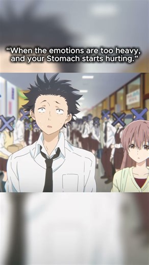 When The emotions are too heavy and your stomach starts hurting #anime #animeseries #mangaseries