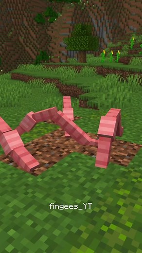 I added worms to #minecraft #minecraftmemes #cursedminecraft #minecraftideas