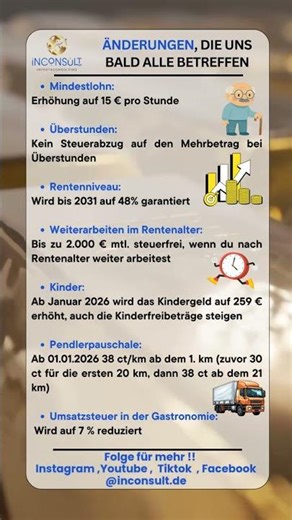 Wichtige Änderungen 2026 – Das muss jetzt jeder Arbeitnehmer wissen! 💼📈#shortvideo #shorts