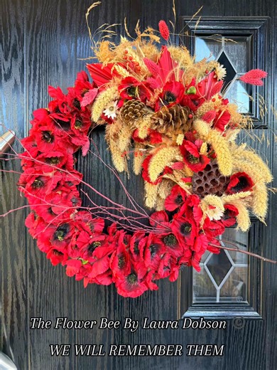 Mam has her crochet poppy available to purchase this year Kristy's Post Office - Sherburn Village Hair by Edele please support this fabulous charity - £2.50 each all funds go to the Royal British Legion - Thank you. The Flower Bee by Laura Dobson | The Flower Bee by Laura Dobson