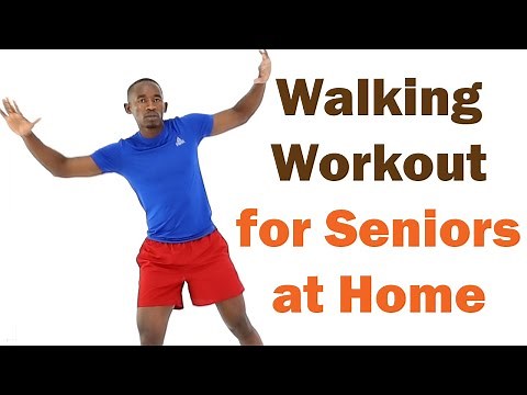 Walking Workout for Seniors At Home/ 20 Minute Indoor Walking for Seniors