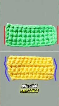🧶 Crochet Tutorial || You wouldn't believe that this flat-knit cross stitch doesn't warp!
