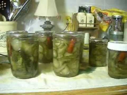 Making Sweet Pickles
