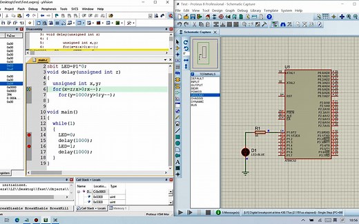 keil与protues的安装以及联合仿真调试