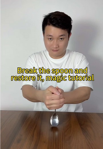도시락 숟가락 스프링 고치기 마술 배우기
