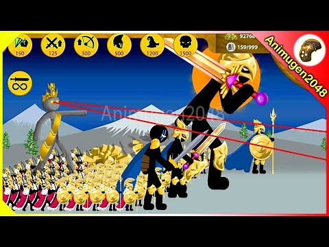 LEGENDARY SUMMON MEGA GOLDEN GRIFFON THE GREAT x9999 ARMY | Stick War Legacy Mod VIP | Animugen2048