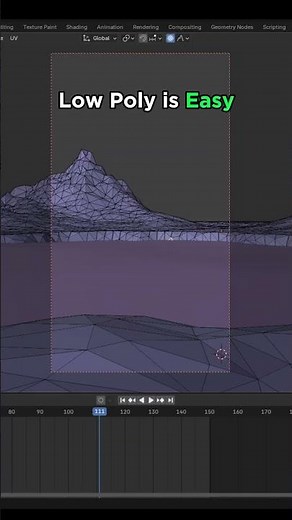 Creating in Low Poly is... Not too hard #shorts