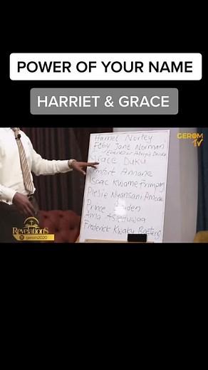 Harriet & Grace: Revealing the Meaning of Names
