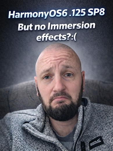 Anyone know why i havent got this immersive effects on the buttons? Just updated today and was looking forward to it. #help #techhelp #huawei #harmonyos6 #gbtechreviews @huawei.mobile