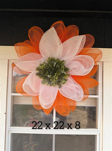 Flower Wreath, Flower Door Wreath, Wreath, Flower Decor, Flower Door Hanger, Flower Wall Hanger, Spring Wreath, Summer Wreath, Flower Home - Etsy