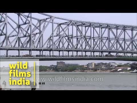 Kolkata's most famous landmark - Howrah Bridge