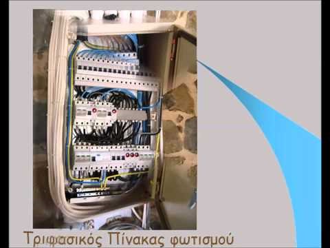 Συρμάτωση Τριφασικού Πίνακα.