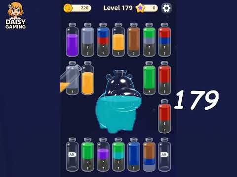 Water Jam Sort Level 179 Walkthrough