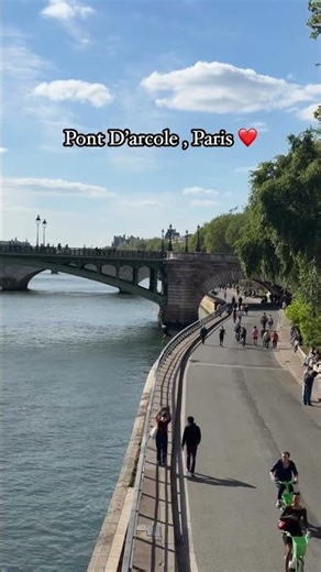 France Paris pont d'arcole Paris #youtube #travel #viral #automobile #shorts #trending