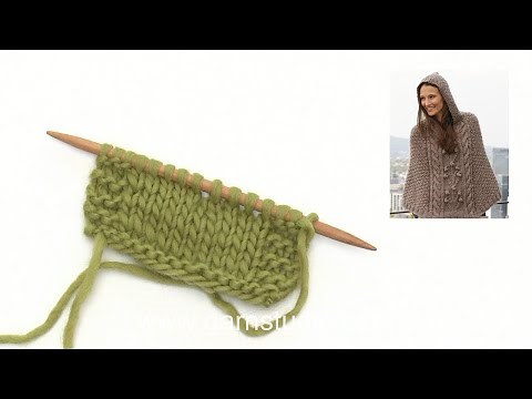How to purl 2 stitches twisted together