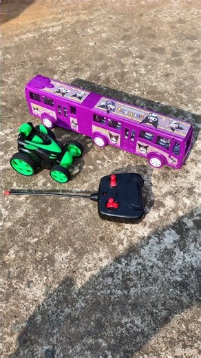 RC Mini Bus And Stunts💯 Car 💪👌 testing #toys #bus #remote
