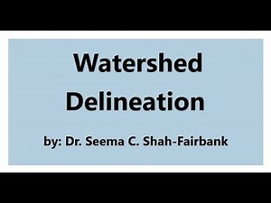 Reading Topography and Watershed Delineation