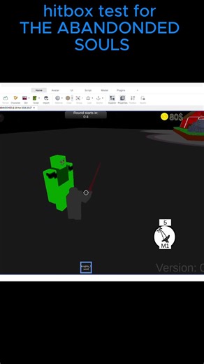 hitbox test for THE ABANDONDED SOULS its so peak #daheny #WEAREFORGOTTENSOULS #roblox #funny #fyp