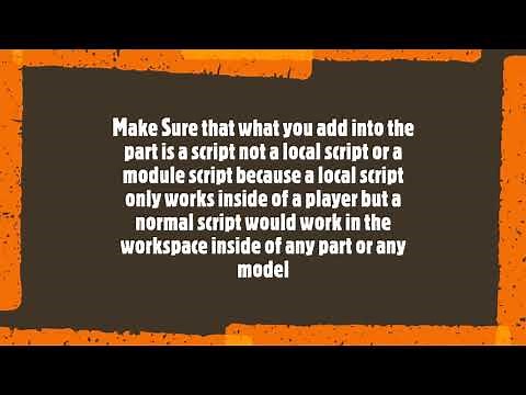 How to make a part change color and transparency on Touch | Roblox Studio.