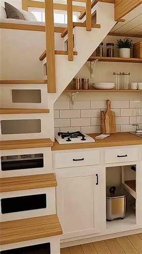 The solution to tiny house stairs.