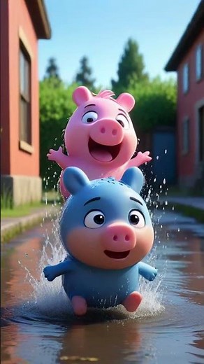 Peppa Pig & Bluey peppa story #shorts #bedtimesstories
