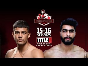 LIVE | Title Boxing Series 1: Akshay Chahal vs Rohit | Kerala Boxing Council | Indian Boxing