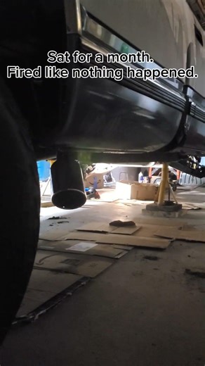 One month cold start. With new exhaust setup.