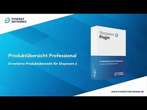 Produktübersicht Professional - Shopware 6 Plugin