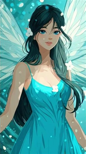 Cute Fairy 🩵❤️ Anime #anime #dreamworld #shorts #Fairy