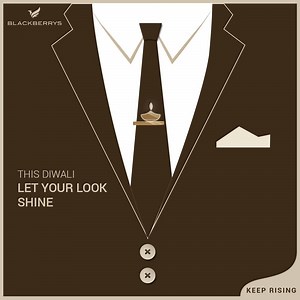 This Diwali, let your look shine & may success light your journey. Be the rising spirit that brightens the paths of others. Wishing you a prosperous #Diwali #HappyDiwali #Blackberrys #HappyDeepavali #Festive #FestiveSeason | Blackberrys Menswear