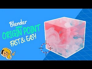 How to move the Origin Point in Blender FAST & EASY