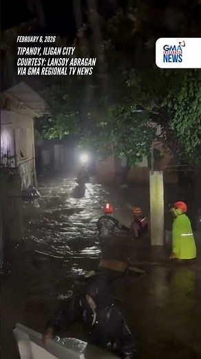Rescue operations at Iligan City due to effects of Basyang | GMA Integrated News