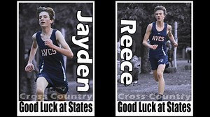 Good luck to Jayden and Reece at Boys' Cross Country States! | AuSable Valley Central School District
