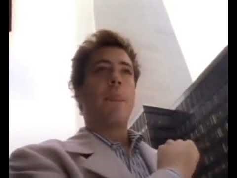 Robert Downey Jr visits Wall Street in the 90's