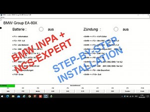 BMW INPA + NCS-EXPERT FULL INSTALLOTION /// ANLEITUNG STEP-BY-STEP /// WINDOWS 10