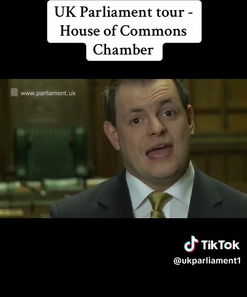 UK Parliament tour - House of Commons Chamber #government #parliament
