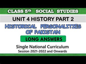 Class 5 SST Unit 4 Part 2 Long Answers | Single National Curriculum Class 5 | Class 5 Social Studies